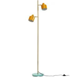 Dyberg Larsen Ocean de pie curry/latón/turquesa