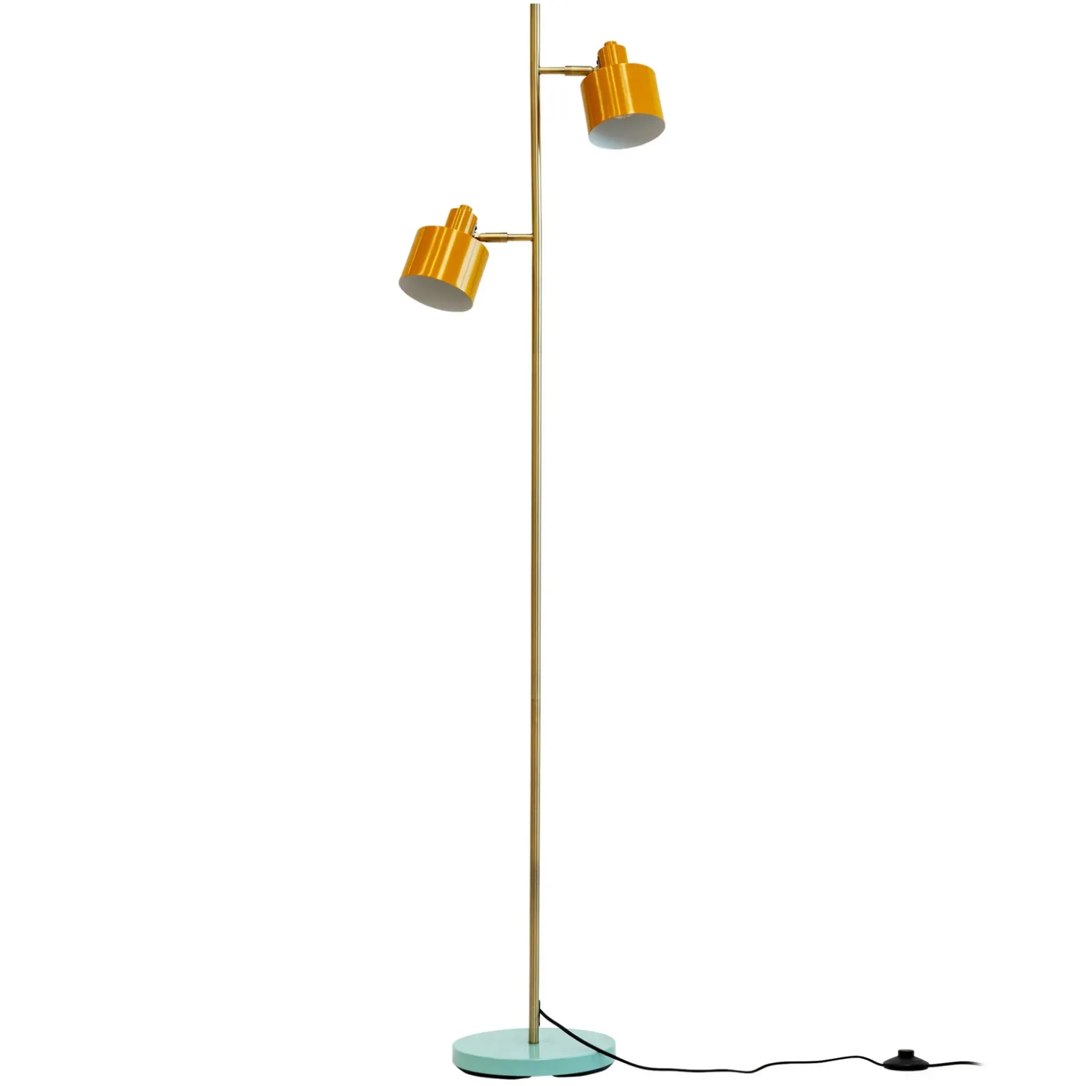 Dyberg Larsen Ocean de pie curry/latón/turquesa
