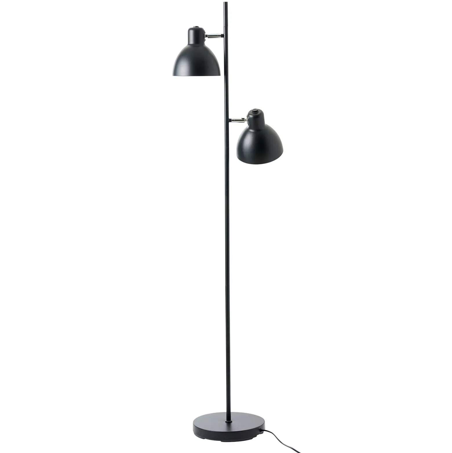 Dyberg Larsen Skagen 2 lámpara pie 2 luces negro