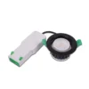 Eco R 68 foco empotrable LED, blanco, Ø 9 cm, metal, IP65, CCT