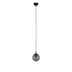 Efe 2155 lámpara colgante, pantalla de cristal ahumado, Ø15cm