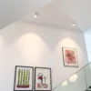 Egger Clippo foco de techo LED, blanco-oro, 2.700K