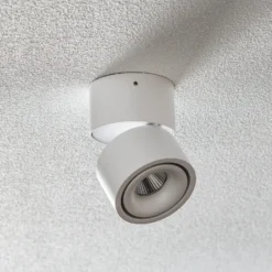 Egger Clippo S foco de techo LED, blanco