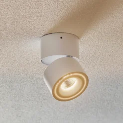 Egger Clippo S foco de techo LED, blanco