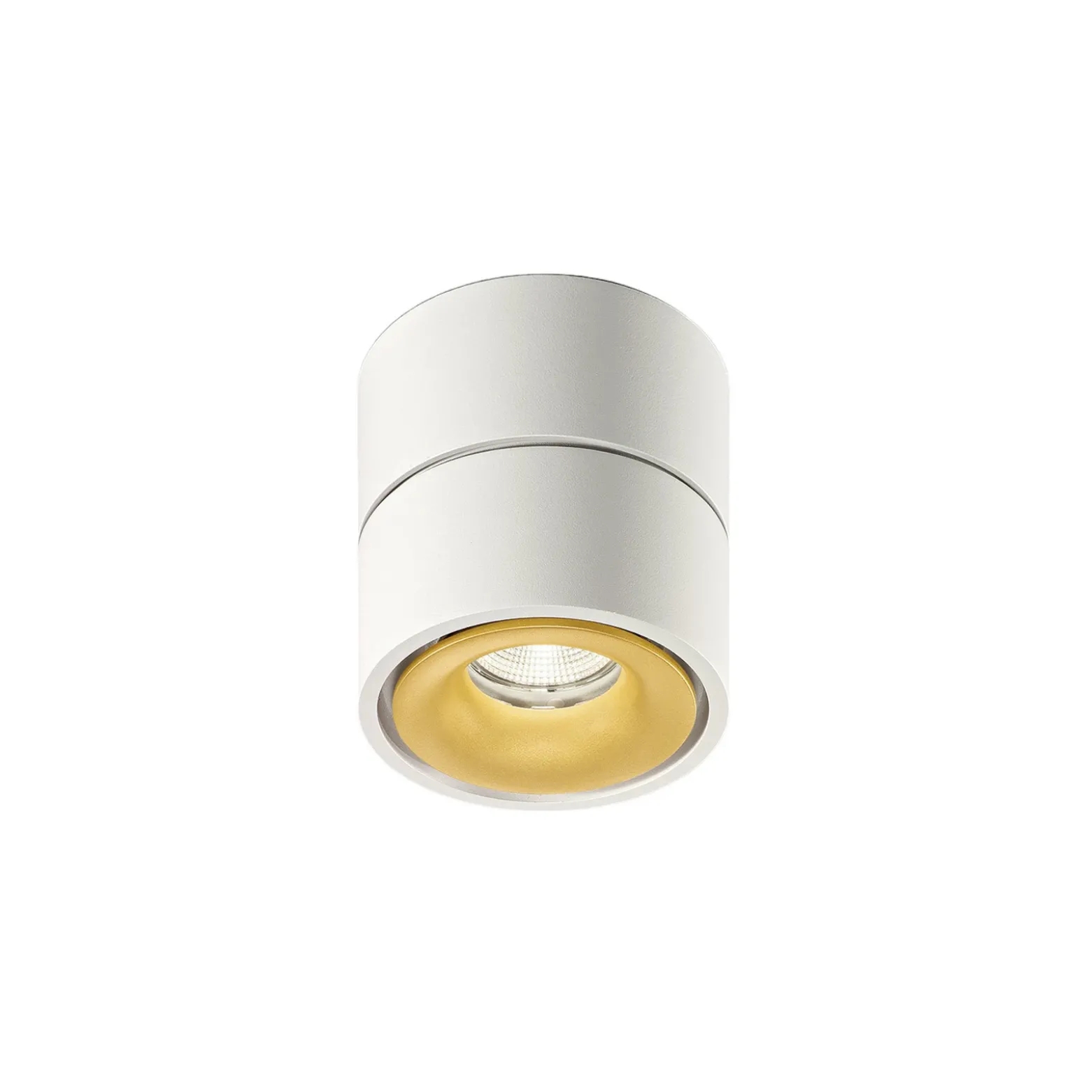 Egger DLS Downlight LED Clippo, atenuable, blanco/oro