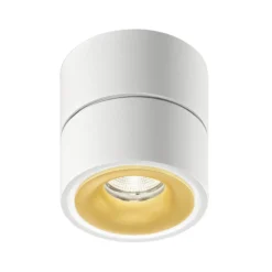 Egger DLS Downlight LED Clippo S, blanco-dorado