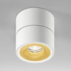 Egger DLS Downlight LED Clippo S, blanco-dorado