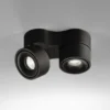 Egger DLS Downlight LED Clippo Duo, negro, 2.700 K