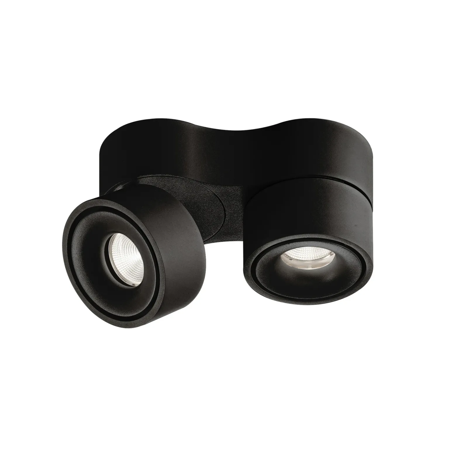Egger DLS Downlight LED Clippo Duo, negro, 2.700 K