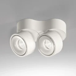 Egger DLS Downlight LED Clippo Duo, 2 luces, blanco, 2.700 K