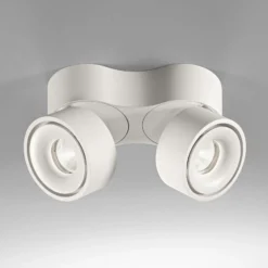 Egger DLS Downlight LED Clippo Duo, 2 luces, blanco, 2.700 K