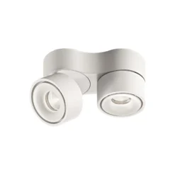 Egger DLS Downlight LED Clippo Duo, 2 luces, blanco, 2.700 K