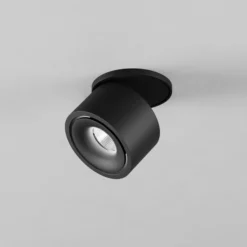 Egger DLS foco empotrable DL Clippo S EP, negro, DTW Ø 7,5cm