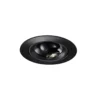 Egger DLS Foco empotrable LED Riga Zooom, redondo, negro, 2700K