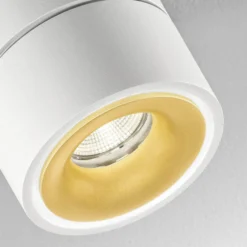 Egger DLS Foco LED Clippo Duo, blanco-oro, 3.000K