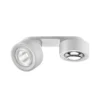 Egger DLS foco LED Clippo Optic Duo, blanco/blanco, 2 luces, DTW