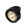 Egger DLS foco LED Clippo Optic, negro/oro, Ø 12 cm, DTW
