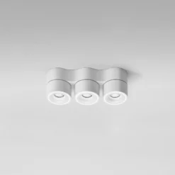 Egger DLS Foco LED Clippo Trio, 3 luces, blanco, atenuable