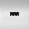 Egger DLS Foco LED, Clippo Trio, negro, atenuable