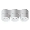 Egger DLS Foco LED Clippo Trio, blanco, atenuable por DALI