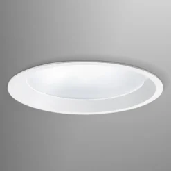 Egger DLS Lámpara empotrable LED Strato 190, Ø 19 cm, blanco