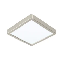 EGLO connect Fueva-Z lámpara de techo 21x21cm níquel