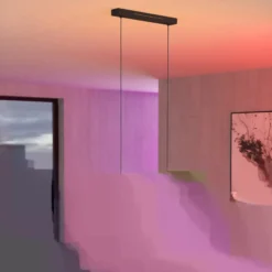 EGLO connect lámpara colgante LED Andreas-Z, negro, acero