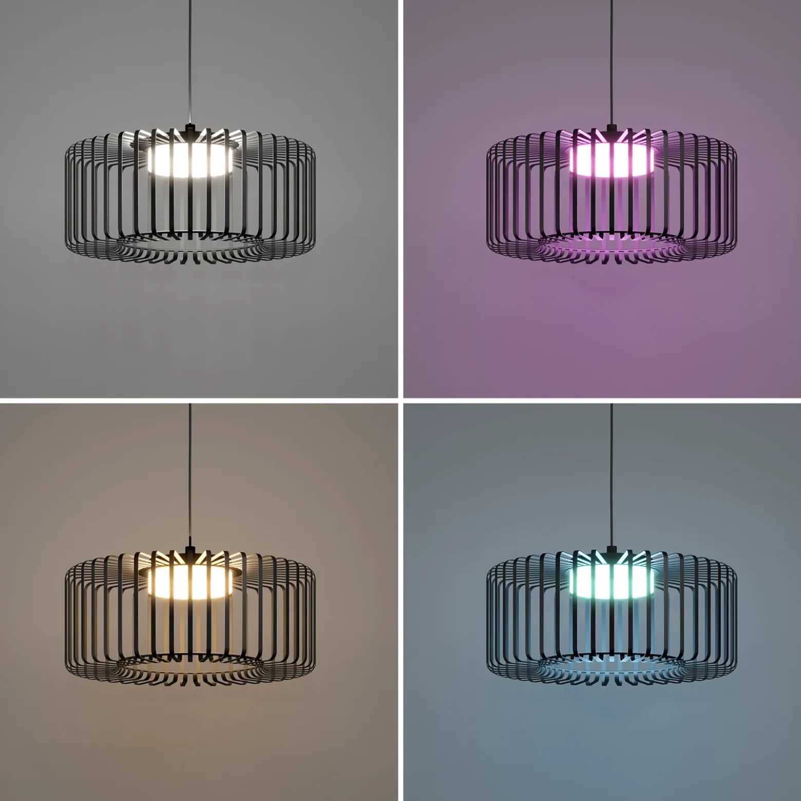 EGLO connect lámpara colgante LED Ginestrone-Z, 1 luz, negro