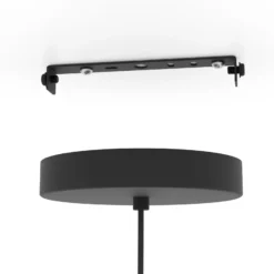 EGLO connect lámpara colgante LED Ginestrone-Z, 1 luz, negro