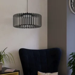 EGLO connect lámpara colgante LED Ginestrone-Z, 1 luz, negro