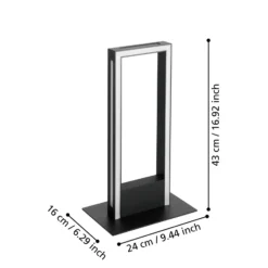 EGLO connect lámpara de mesa LED Savilanas-Z, negro, CCT
