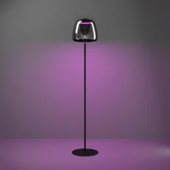 EGLO connect lámpara de pie LED Alfero-Z, RGB, CCT, negro