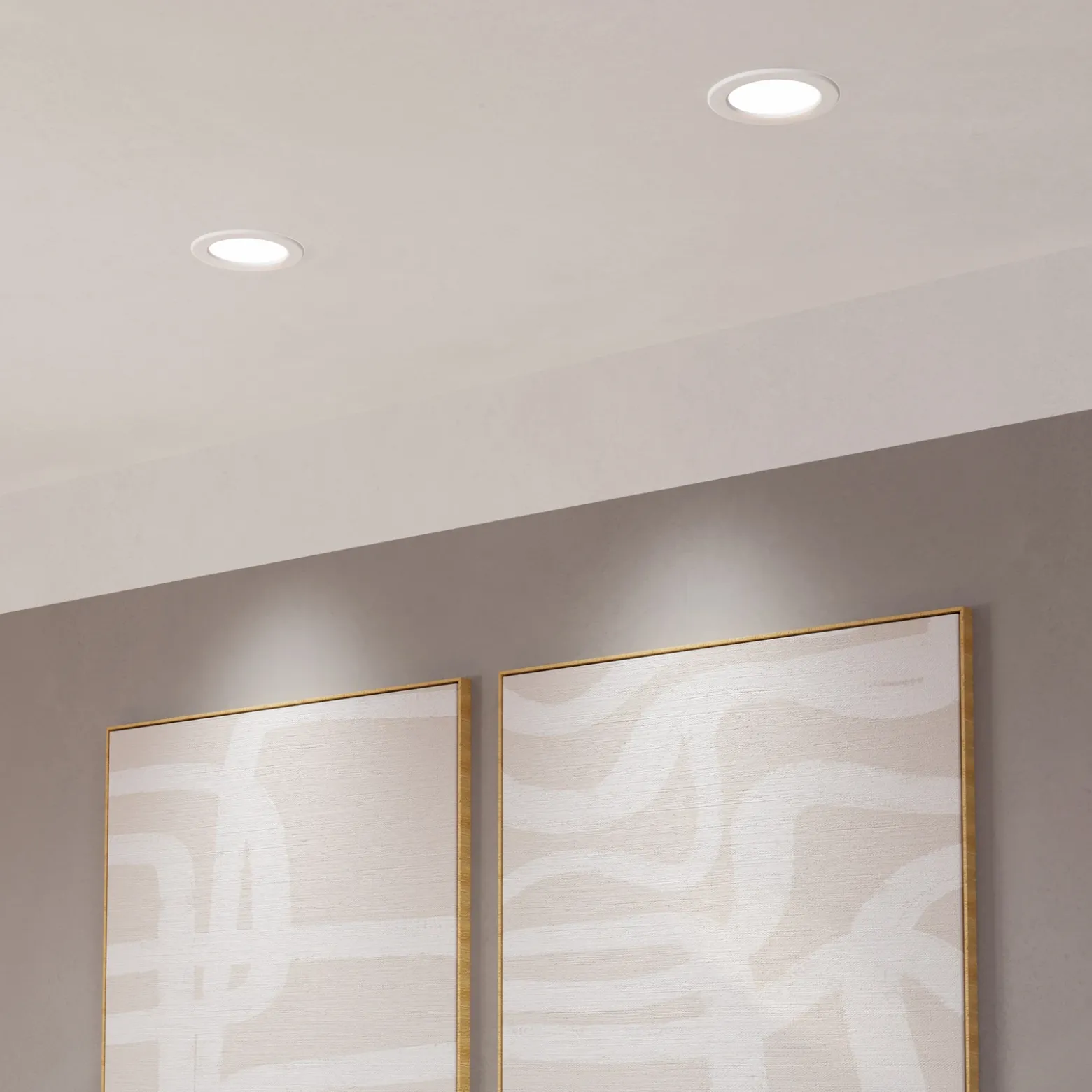 EGLO connect Lámpara empotrable LED inteligente Fueva 6-Z, blanco, Ø 12 cm