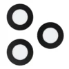 EGLO connect lámpara empotrable LED inteligente Fueva-Z, negro, 3 unidades