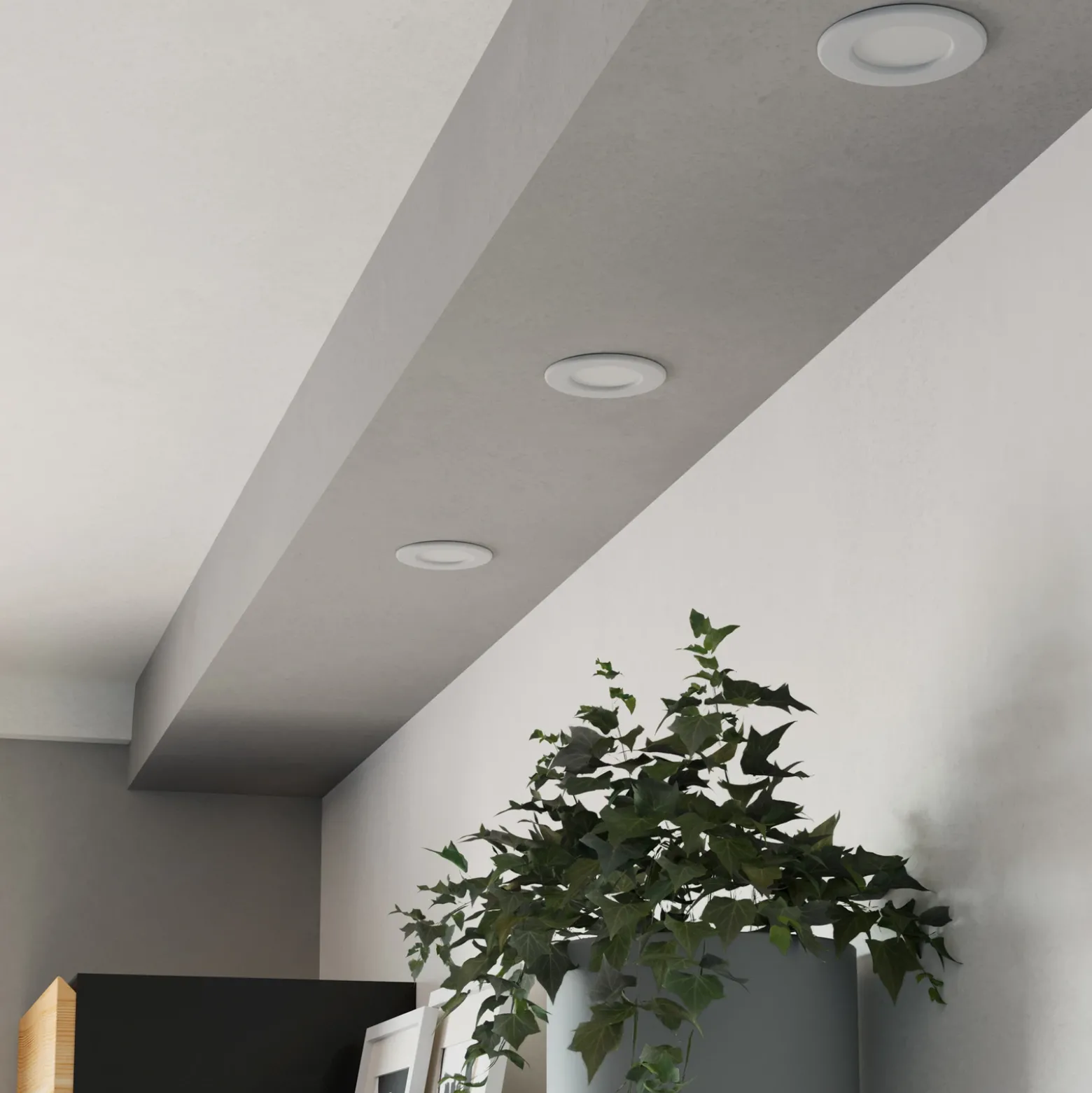 EGLO connect lámpara empotrable LED Fueva 6-Z, blanco, juego de 3