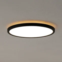EGLO connect lámpara LED de techo Rovito-Z, negro, Ø 30 cm