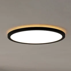 EGLO connect lámpara LED de techo Rovito-Z, negro, Ø 39 cm