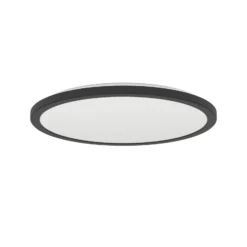 EGLO connect lámpara LED de techo Rovito-Z, negro, Ø 39 cm