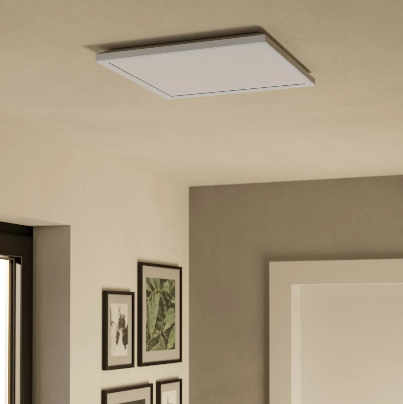 EGLO connect lámpara LED de techo Rovito-Z, blanco, 39 x 39 cm
