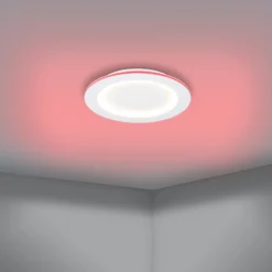 EGLO connect lámpara LED de techo Padrogiano-Z, Ø 45 cm, blanco