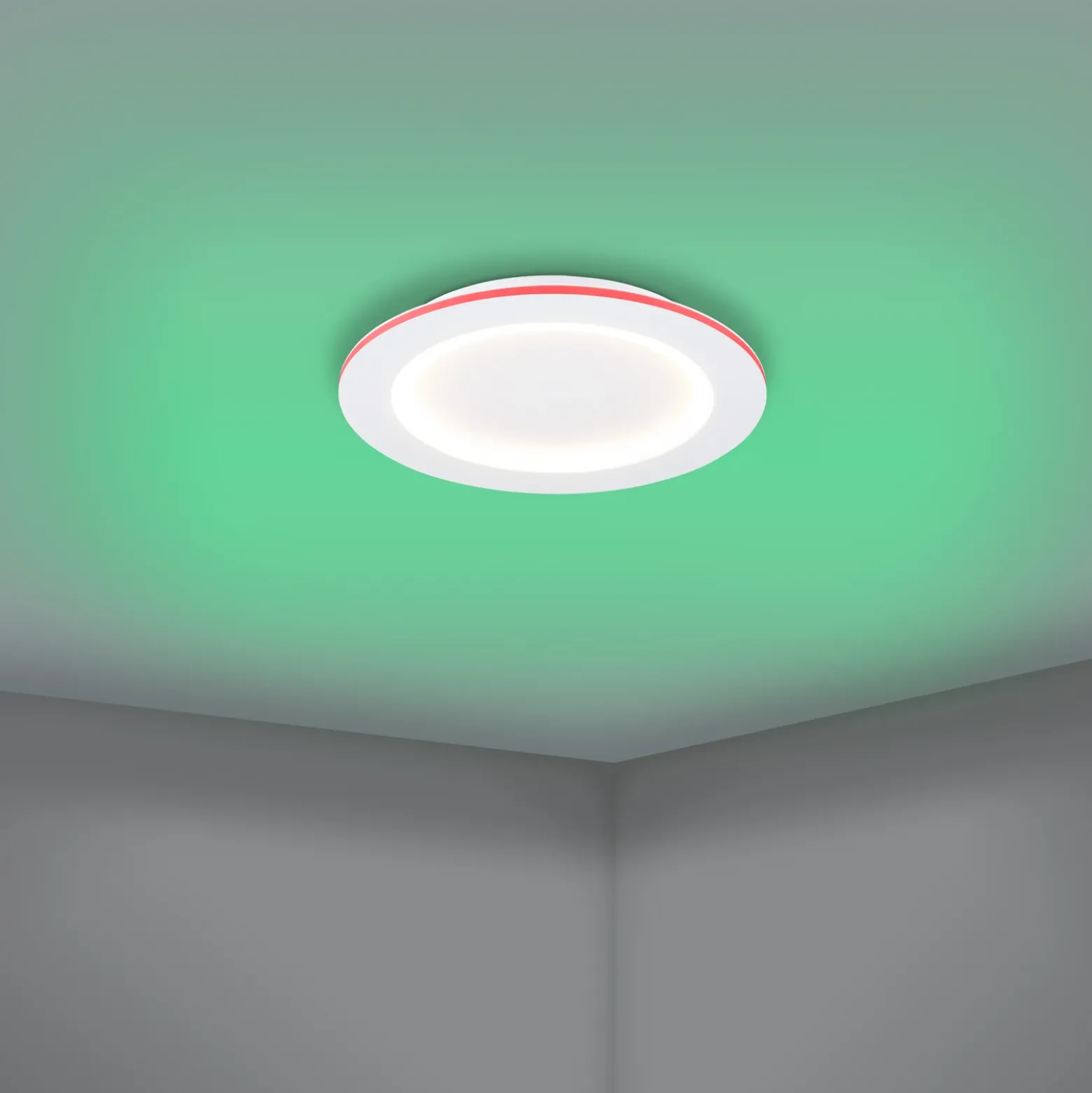 EGLO connect lámpara LED de techo Padrogiano-Z, Ø 45 cm, blanco