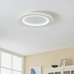 EGLO connect lámpara LED de techo Padrogiano-Z, Ø 45 cm, blanco