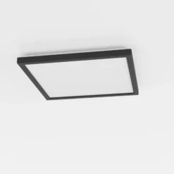 EGLO connect lámpara LED de techo Rovito-Z, negro, 29 x 29 cm