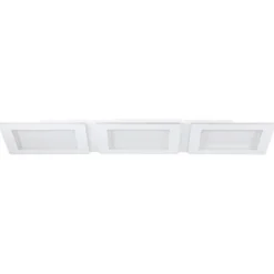 EGLO connect lámpara LED de techo Padrogiano-Z de 3 luces, 120 x 30 cm