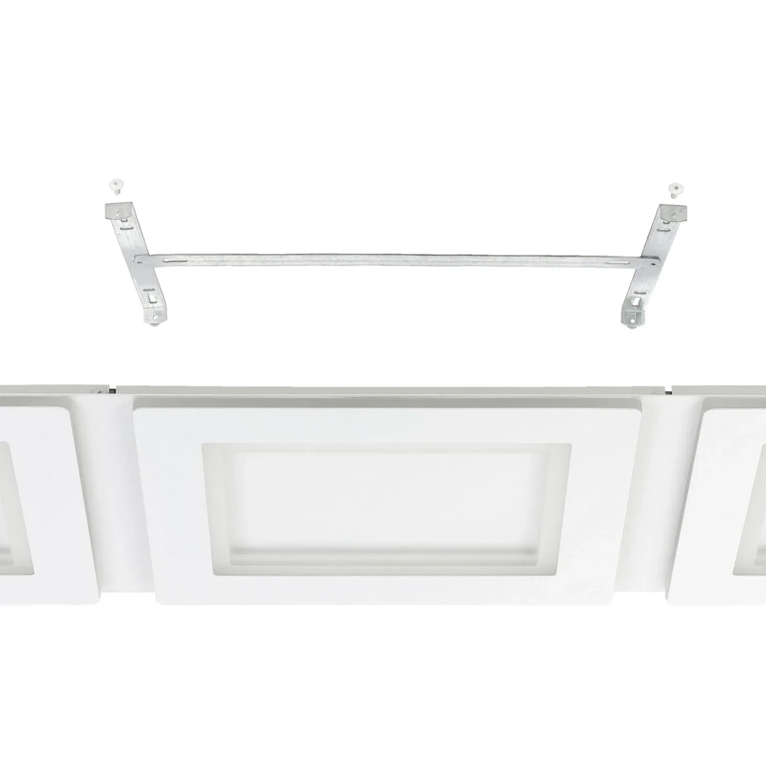 EGLO connect lámpara LED de techo Padrogiano-Z de 3 luces, 120 x 30 cm
