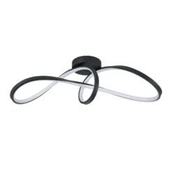 EGLO connect plafón LED Calarossa-Z, negro, aluminio