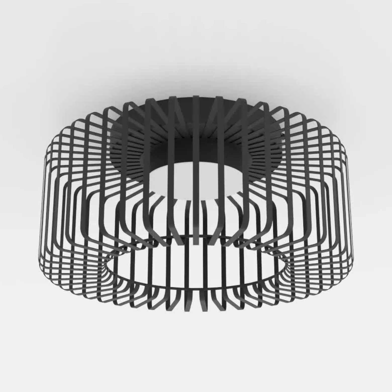 EGLO connect plafón LED Ginestrone-Z, negro, aluminio