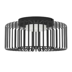 EGLO connect plafón LED Ginestrone-Z, negro, aluminio