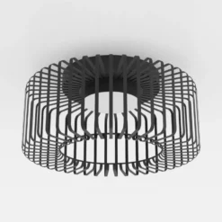 EGLO connect plafón LED Ginestrone-Z, negro, aluminio