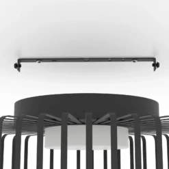EGLO connect plafón LED Ginestrone-Z, negro, aluminio
